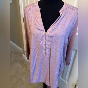 Democracy Light Purple Top NWT